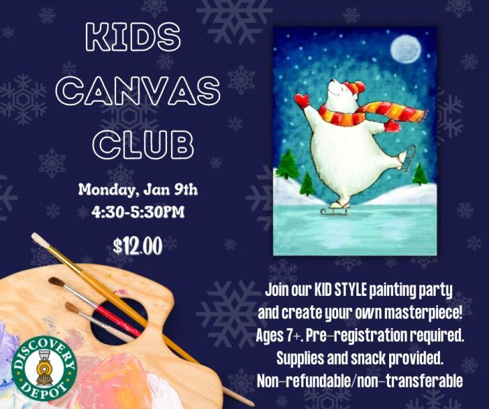 Kids Canvas Club January