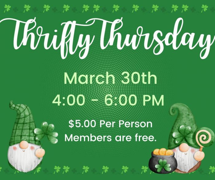 Thrifty Thursday march 2023 4