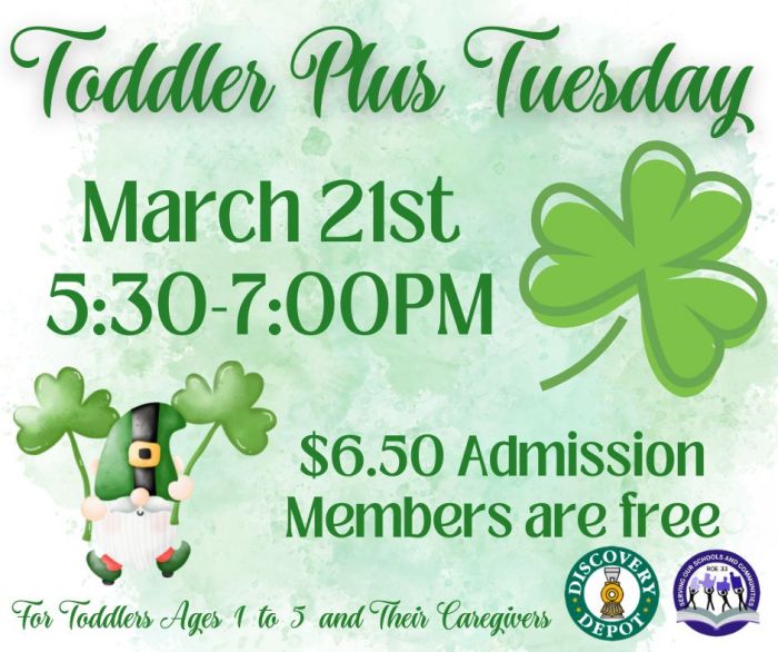 Toddler Plus Tuesday March