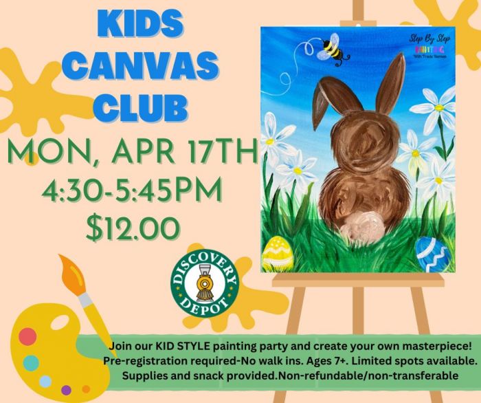 Kids Canvas CLub April 2023