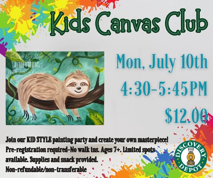 Kids Canvas CLub July 2310