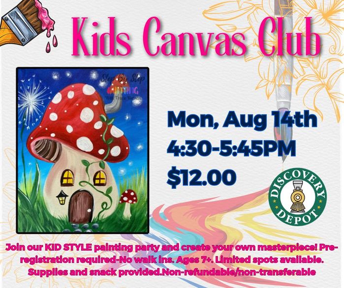 Kids Canvas Club August