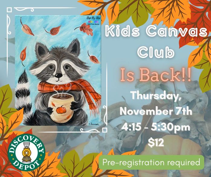 kids canvas club Nov