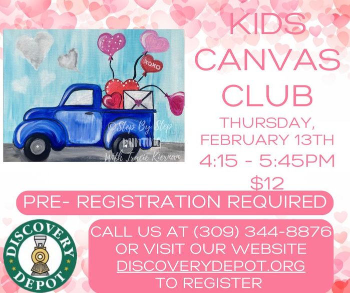 February Kids Canvas Club