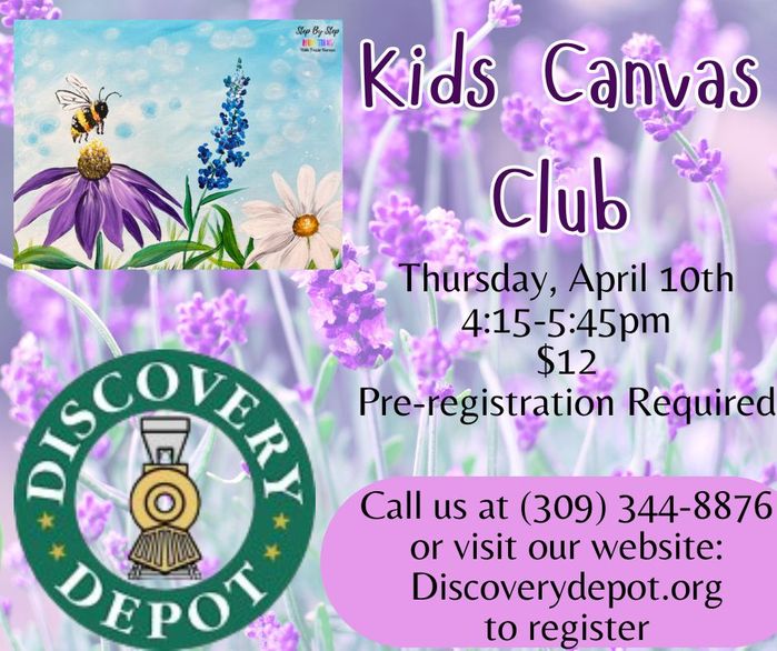 Kids Canvas Club April 2025