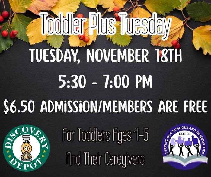 Toddler Plus Tuesday November 2025